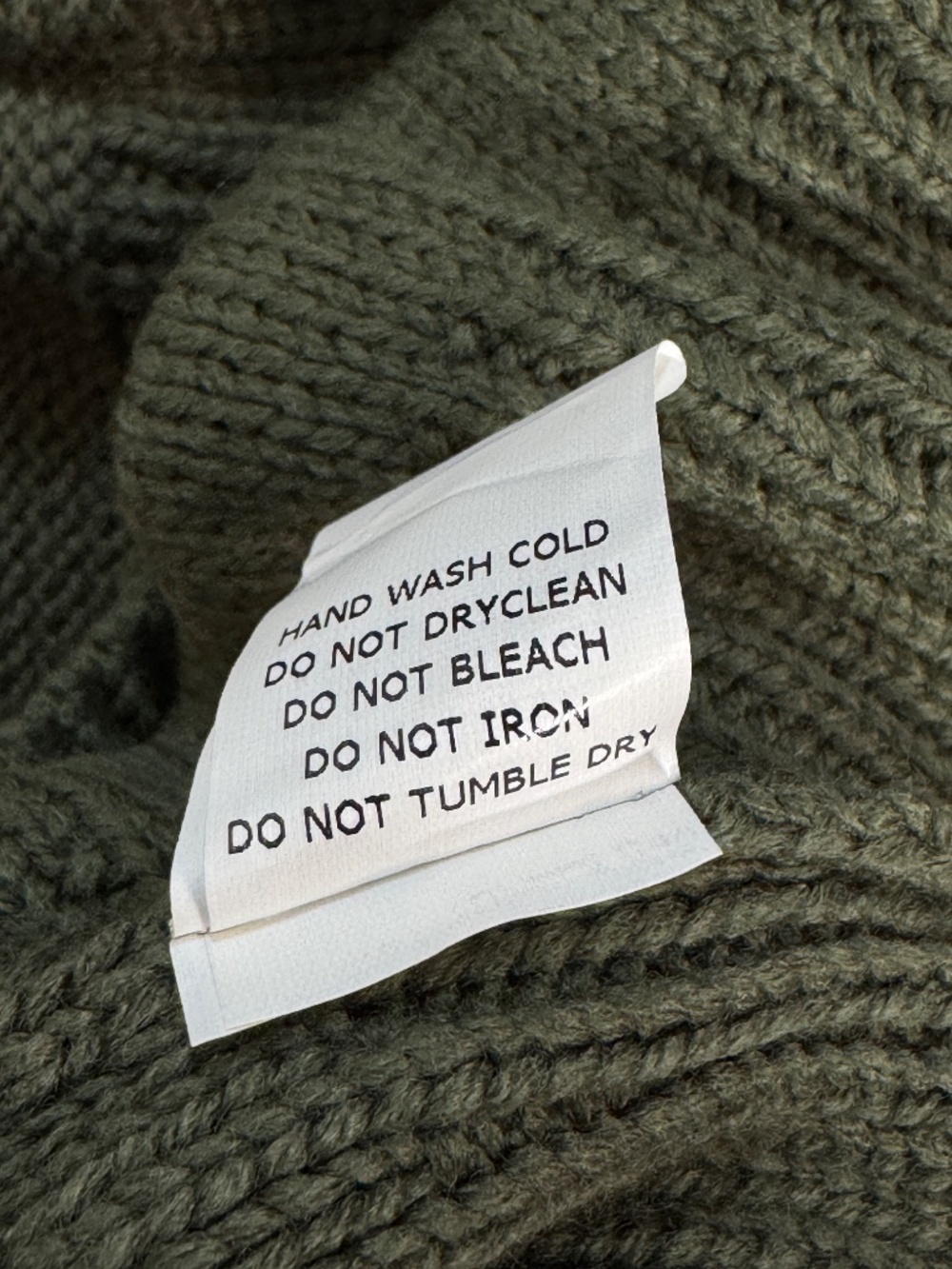 DAVI & DANI ARMY GREEN STRIPE CABLE KNIT SWEATER SIZE LARGE - NWT - Picture 7 of 14